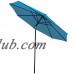 Sunnydaze 9 Foot Aluminum Outdoor Patio Umbrella with Tilt & Crank, Green   567148007